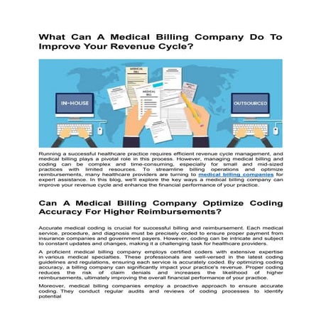 What Can a Medical Billing Company Do to Improve Your Revenue Cycle.ppt