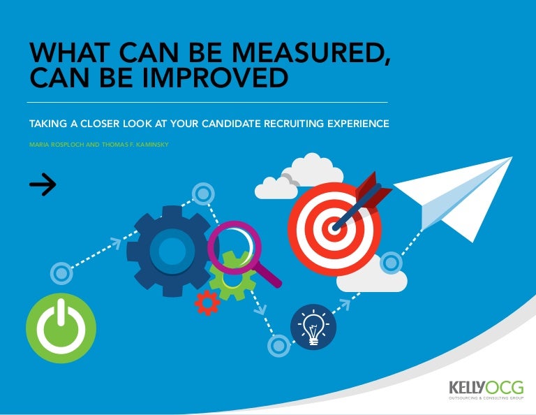 What can be measured can be improved