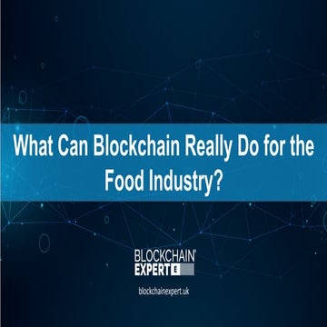 What Can Blockchain Really Do for the Food Industry?