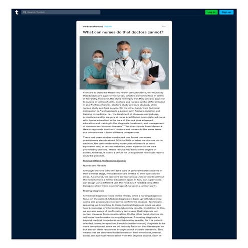 What can nurses do that doctors cannot? | PDF