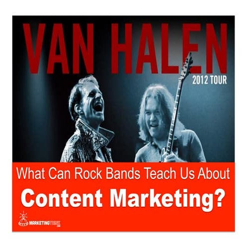 What Can Rock Bands Teach Us About Content Marketing?