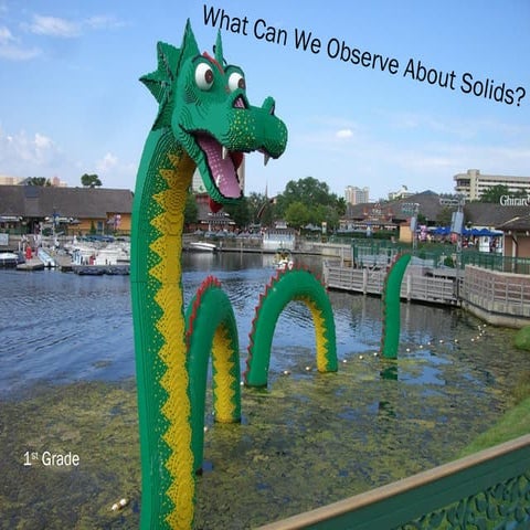 What can we observe about solids