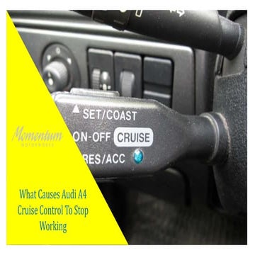 Common Culprits What Causes Cruise Control to Stop - What Causes Cruise Control To Stop Working