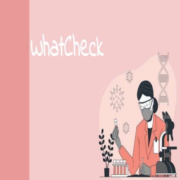WhatCheck | BioCode Ltd