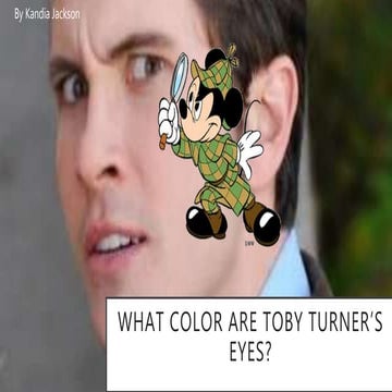 What color are Toby Turner’s (Tobuscus) eyes