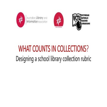 What counts in collections? Designing a school library collection rubric