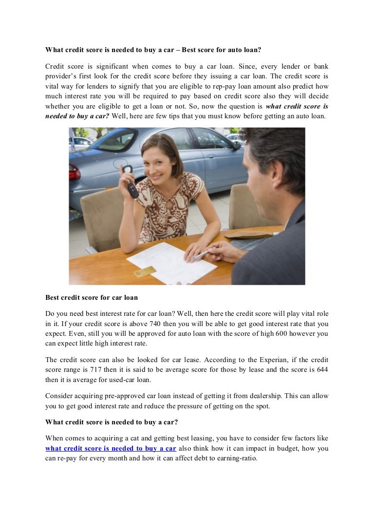 getting a car loan with 600 credit score