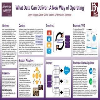 What data can deliver: A new way of operating