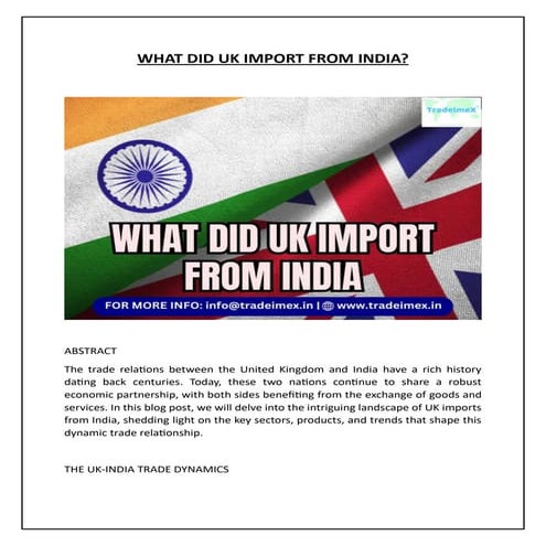 WHAT DID UK IMPORT FROM INDIA.pdf