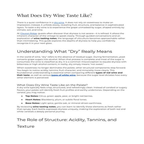 Intro to Wine Tasting and Winemaking Seminar | PPTX