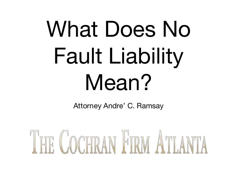 How Does Liability Insurance Work In A No Fault State What Does No Fault Insurance Mean / Petition · Say NO to no-fault