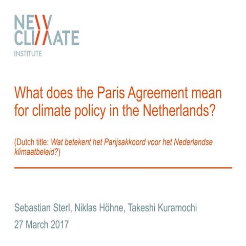 The Paris Climate Agreement | PDF