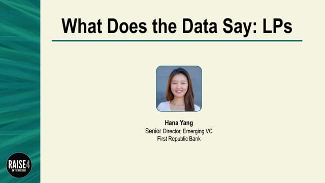 2019 Venture Limited Partner survey