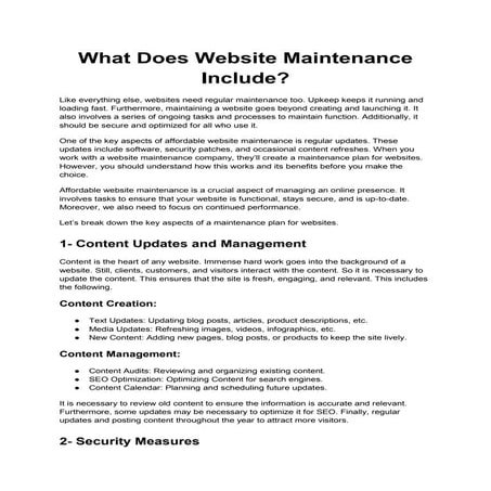 What Does Website Maintenance Include.pdf