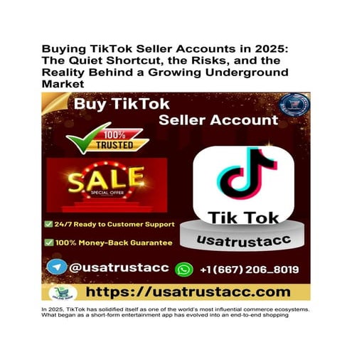 What do I need to know to buy a TikTok account safely on ....docx