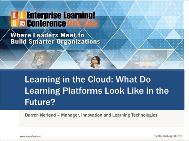 What do learning platforms look like in the future