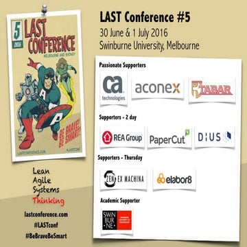 What do you want to improve - LAST conf version