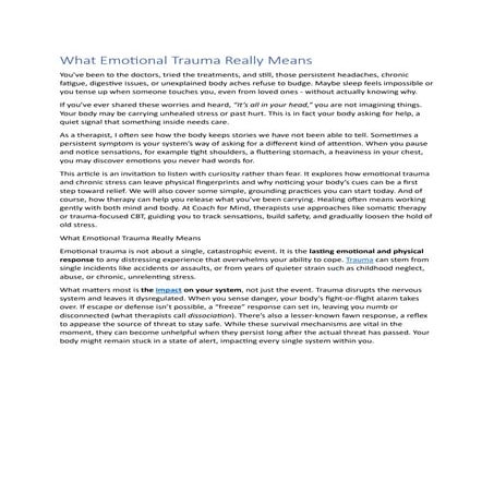 Here’s How Your Body Might Be Asking for Help