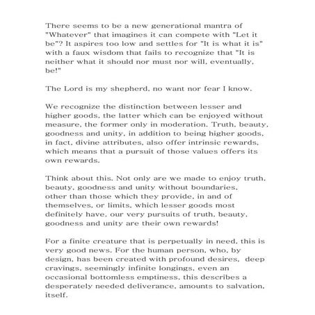 Whatever or let it be2