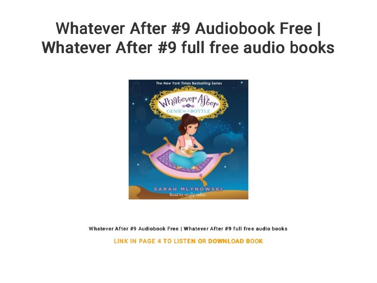 Whatever After 9 Audiobook Free Whatever After 9 full free audio