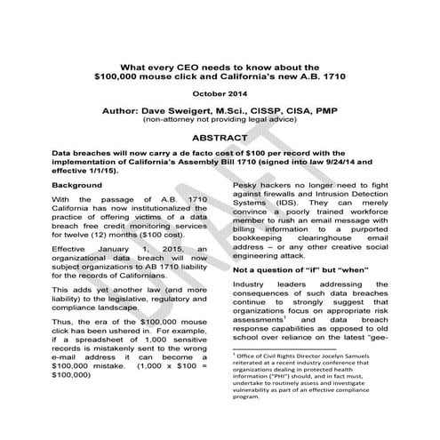 What every CEO needs to know about Califorinia's new data breach law