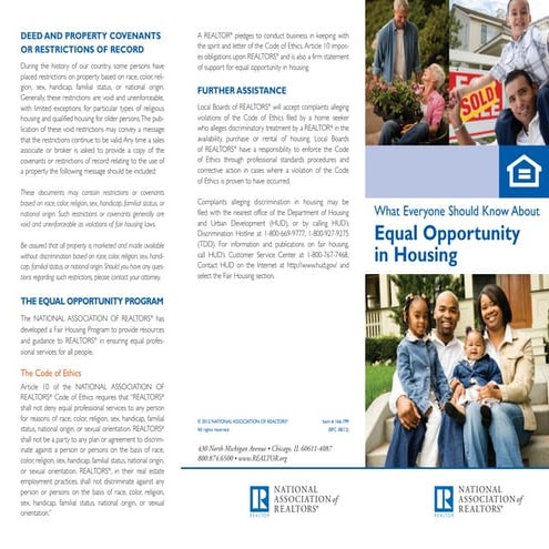 What Everyone Should Know About Equal Housing