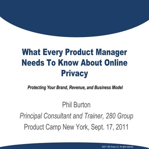 What every product manager needs to know about online privacy