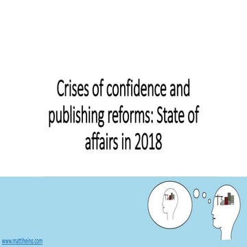 Crises of confidence and publishing reforms: What every social psychologist n...