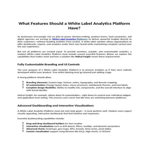 What Features Should a White Label Analytics Platform Have.pptx