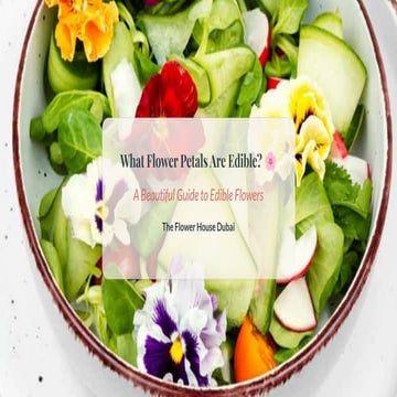 Presentation - edible flowers v1 | PPTX