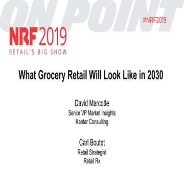 What grocery retail will look like in 2030