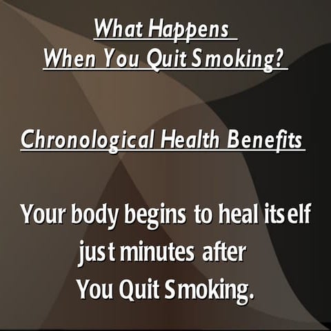 What Happens When You Quit Smoking | ODP