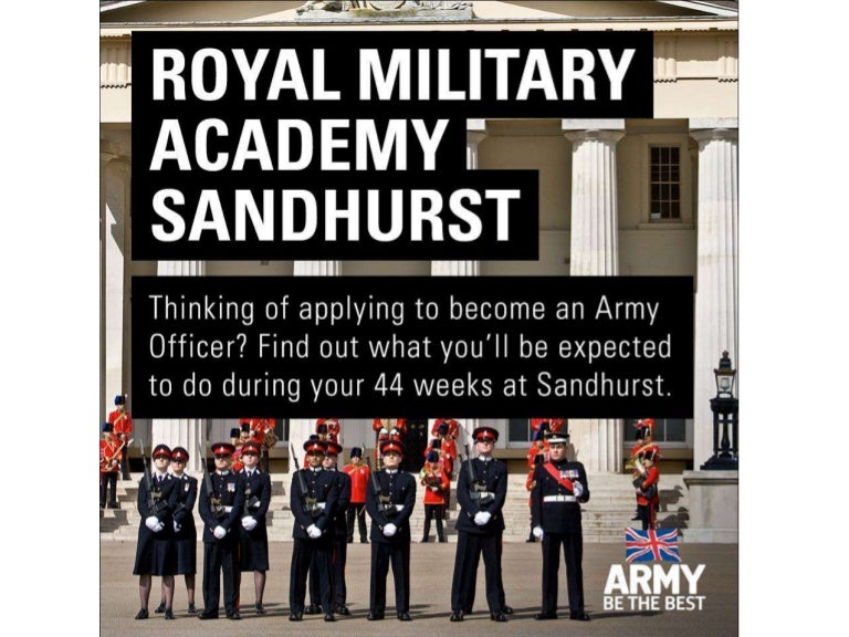 What to expect at RMAS Sandhurst