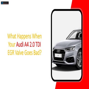 Your Audi A4 B7 20 Tdi Egr Valve Whats Really Going On - nd3fcke