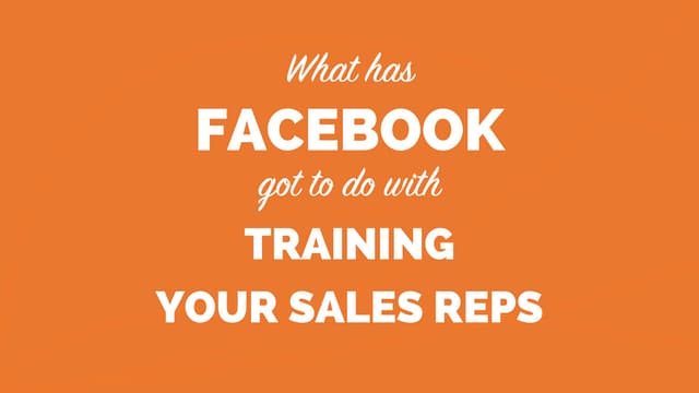 What has facebook got to do with tr...