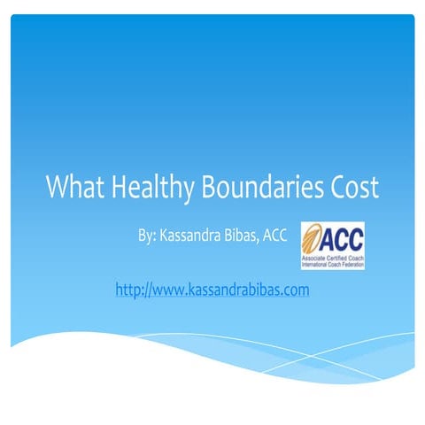 What healthy boundaries cost