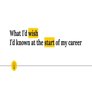 What I'd Wish I'd Known At The Star...
