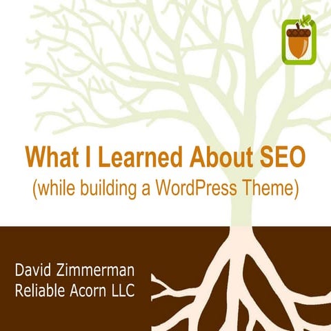 What I learned about SEO (while building a WordPress Theme)