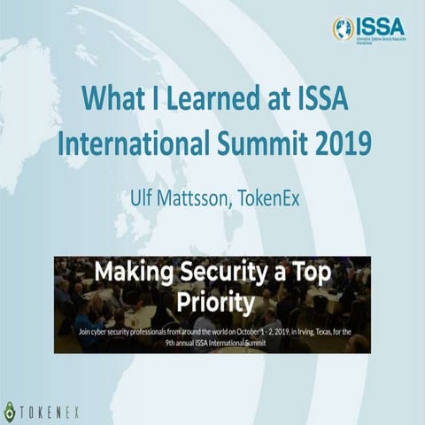 What i learned at issa international summit 2019