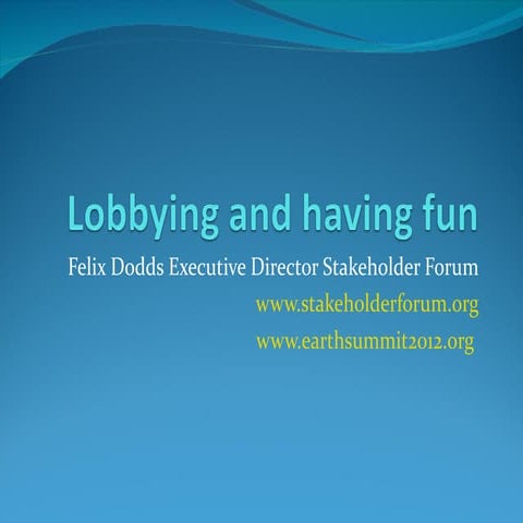 What influence do ngos april 2012