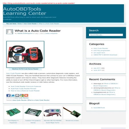 What is a auto code reader