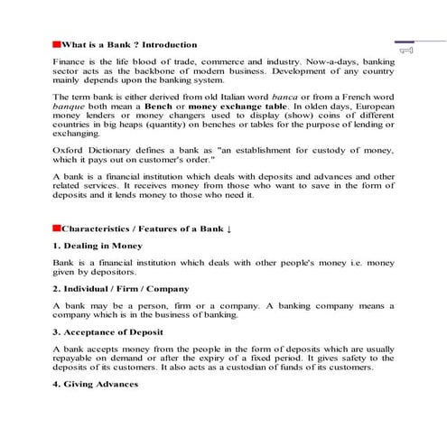 At a glance of bank in BD