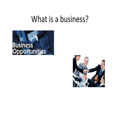What is a business