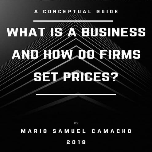 What is a business and how do firms set prices. mario samuel camacho compressed