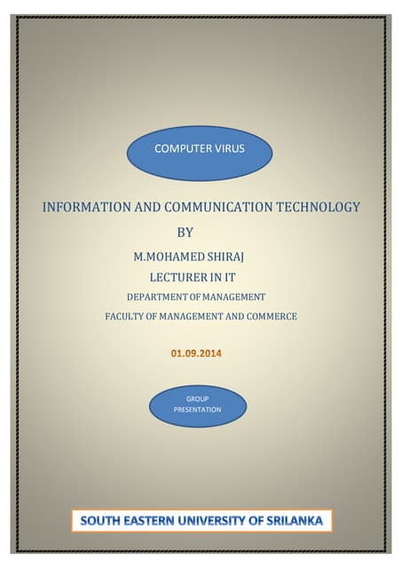 What is a computer virus