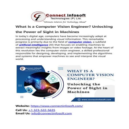 What Is a Computer Vision Engineer- Unlocking the Power of Sight in ...