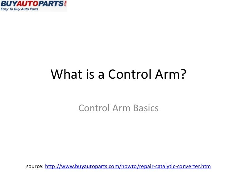 What is a Control Arm?