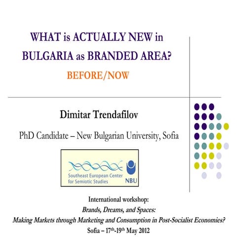 What is Actually New in Bulgarian Brand Landscape? 