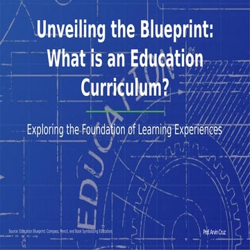 Presentation: What is a Curriculum, a comprehensive presentation.pptx