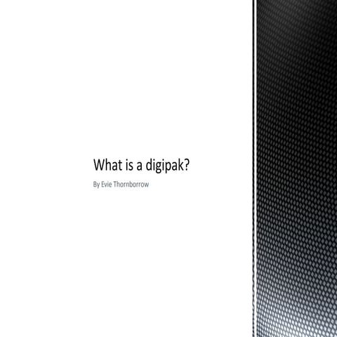 Digipaks Evaluation | PPTX
